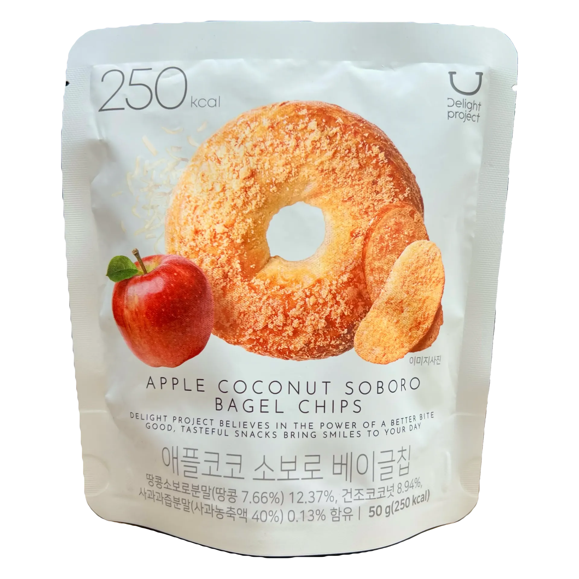 韓國Delight Project蘋果椰絲菠蘿貝果脆片【250Kcal】