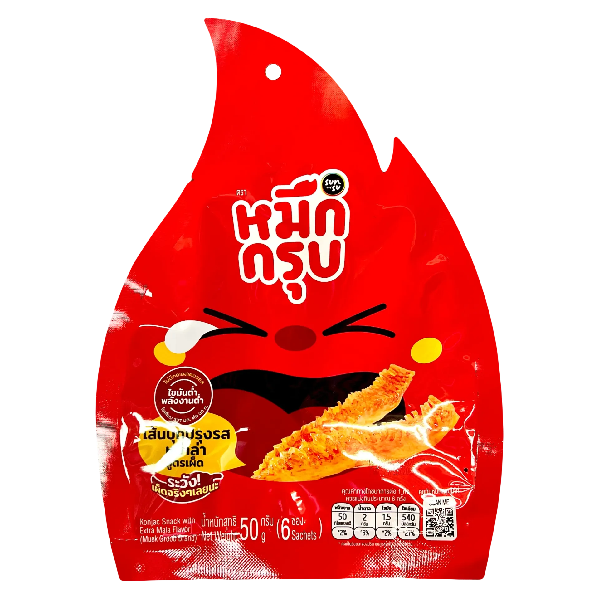 泰國Muek Groob超級麻辣風味魔芋條