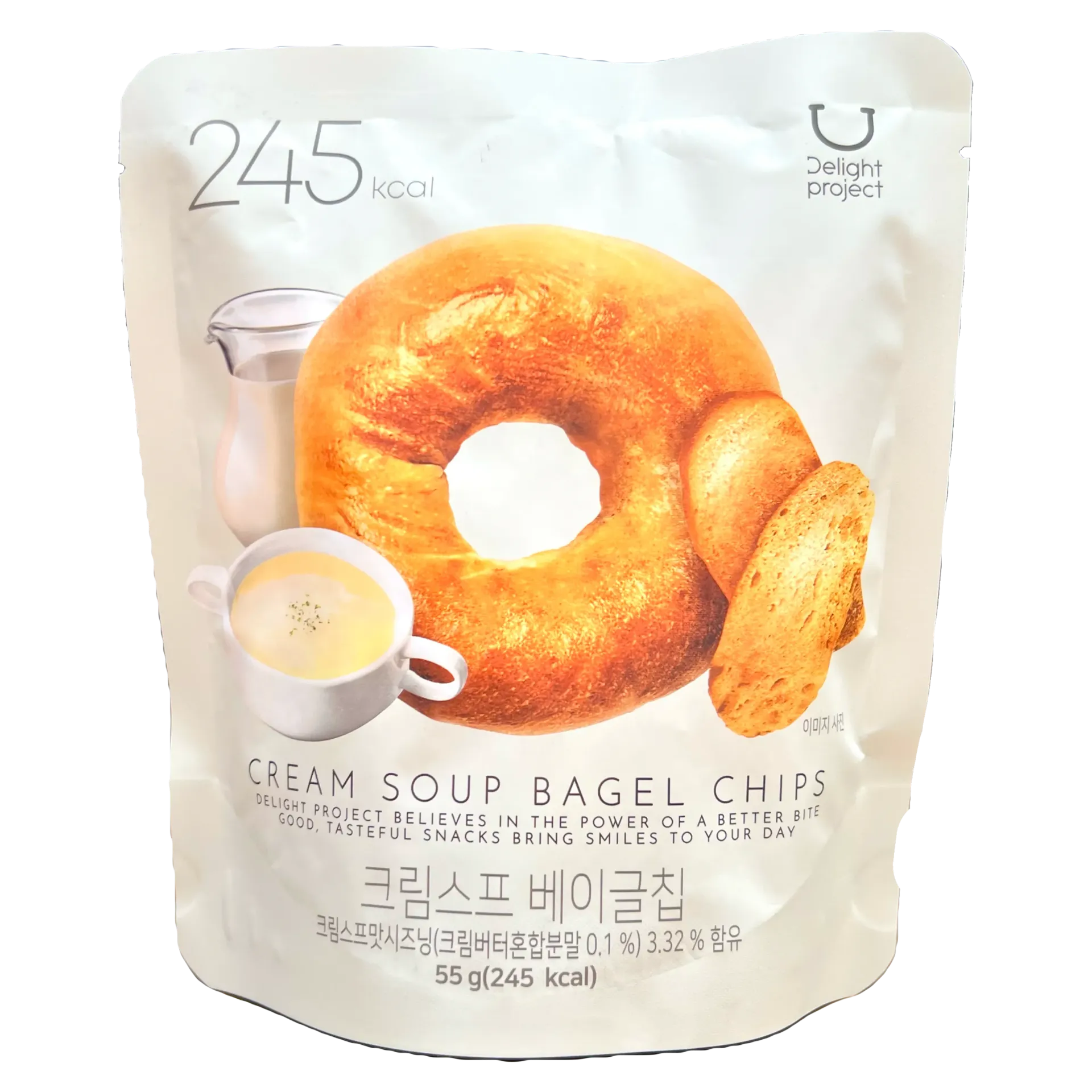 韓國Delight Project忌廉湯味貝果脆片【245Kcal】