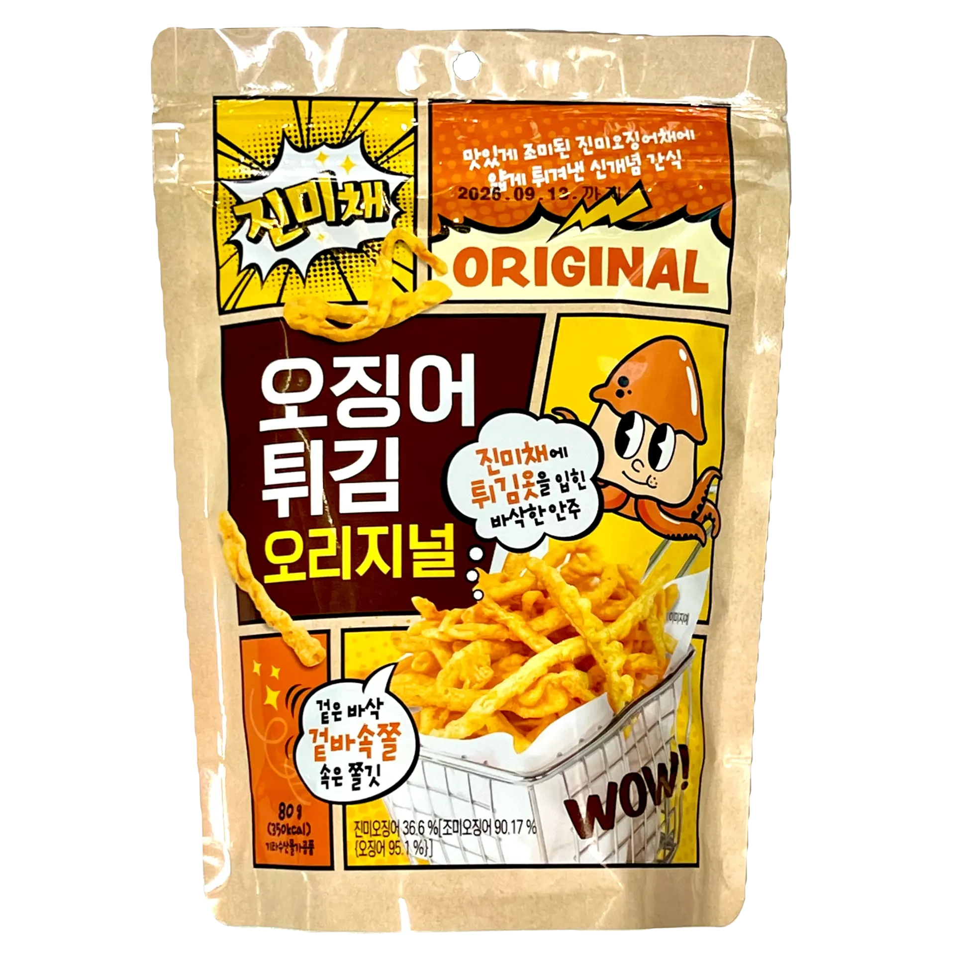 韓國WOW！酥炸魷魚絲【原味】
