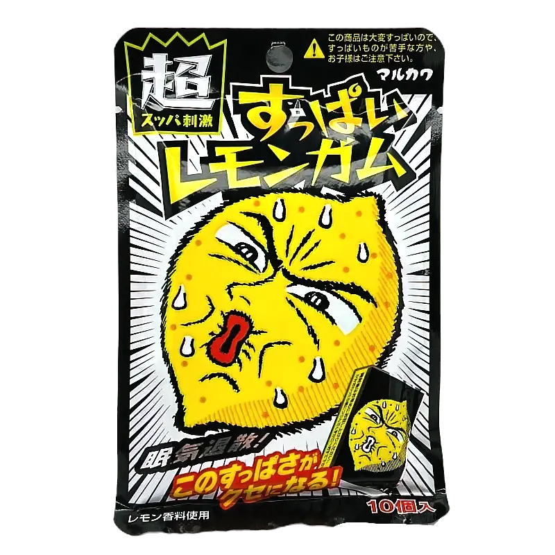 [Japan Version] Marukawa Super Sour Lemon Chewing Gum