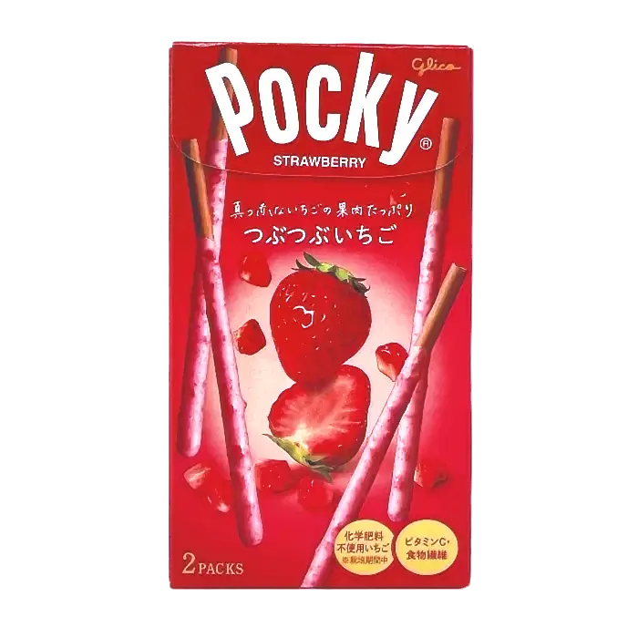 Glico Pocky雙重士多啤梨味餅乾條