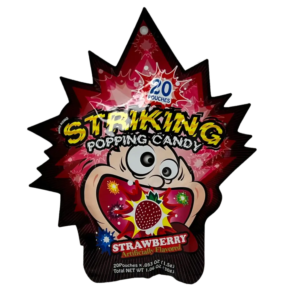 Striking Exploding Candy (Strawberry Flavour)