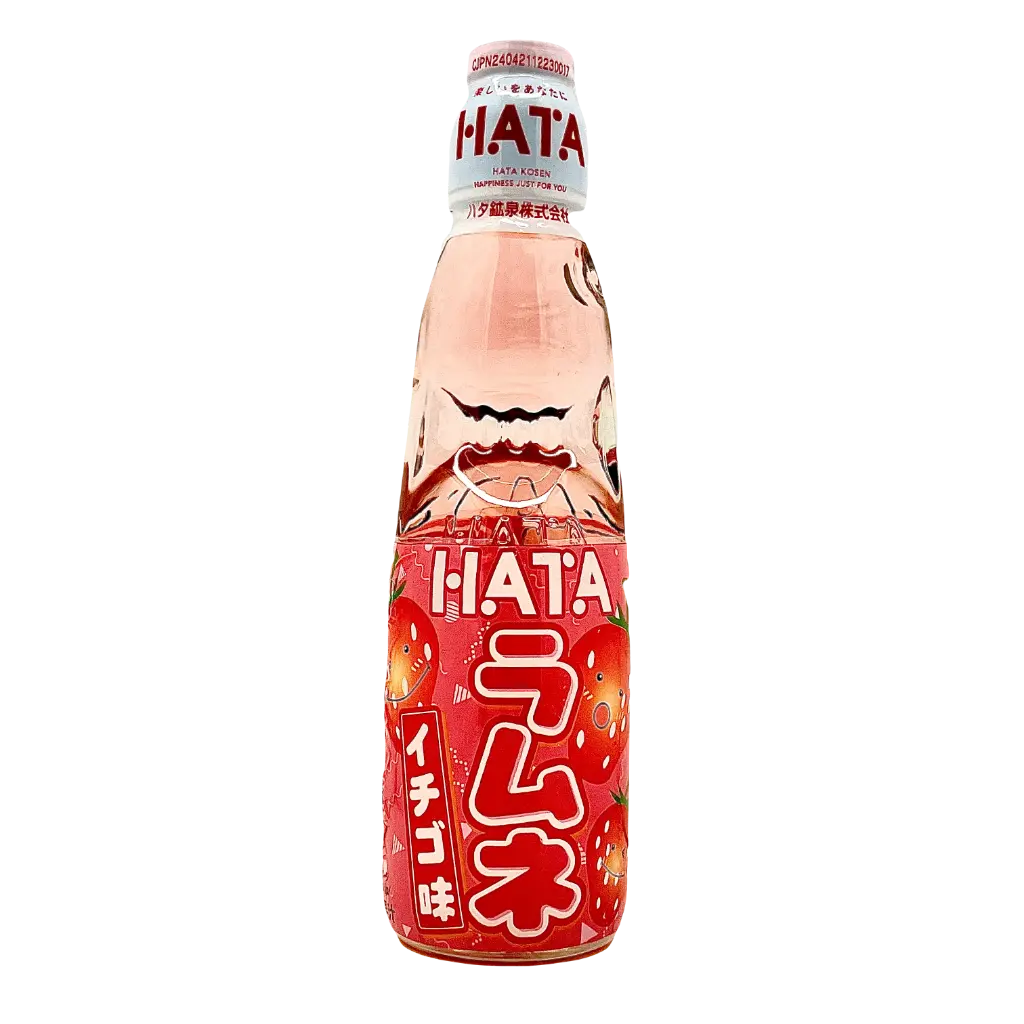 HATA Strawberry Flavoured Ramune Soda from Japan