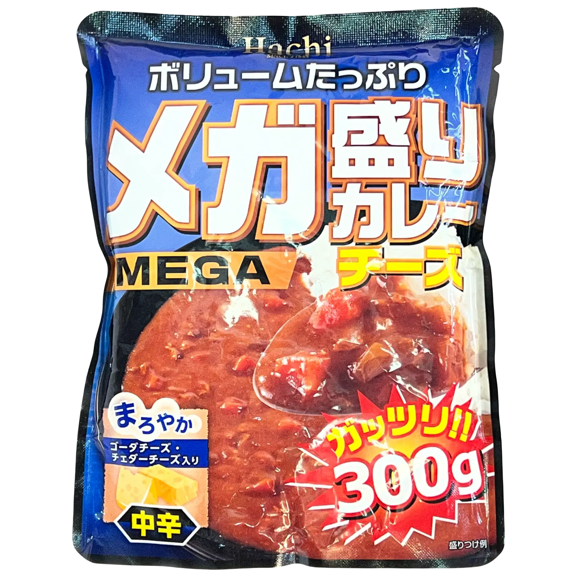 [Japanese version] Hachi Mega cheese curry (medium hot)