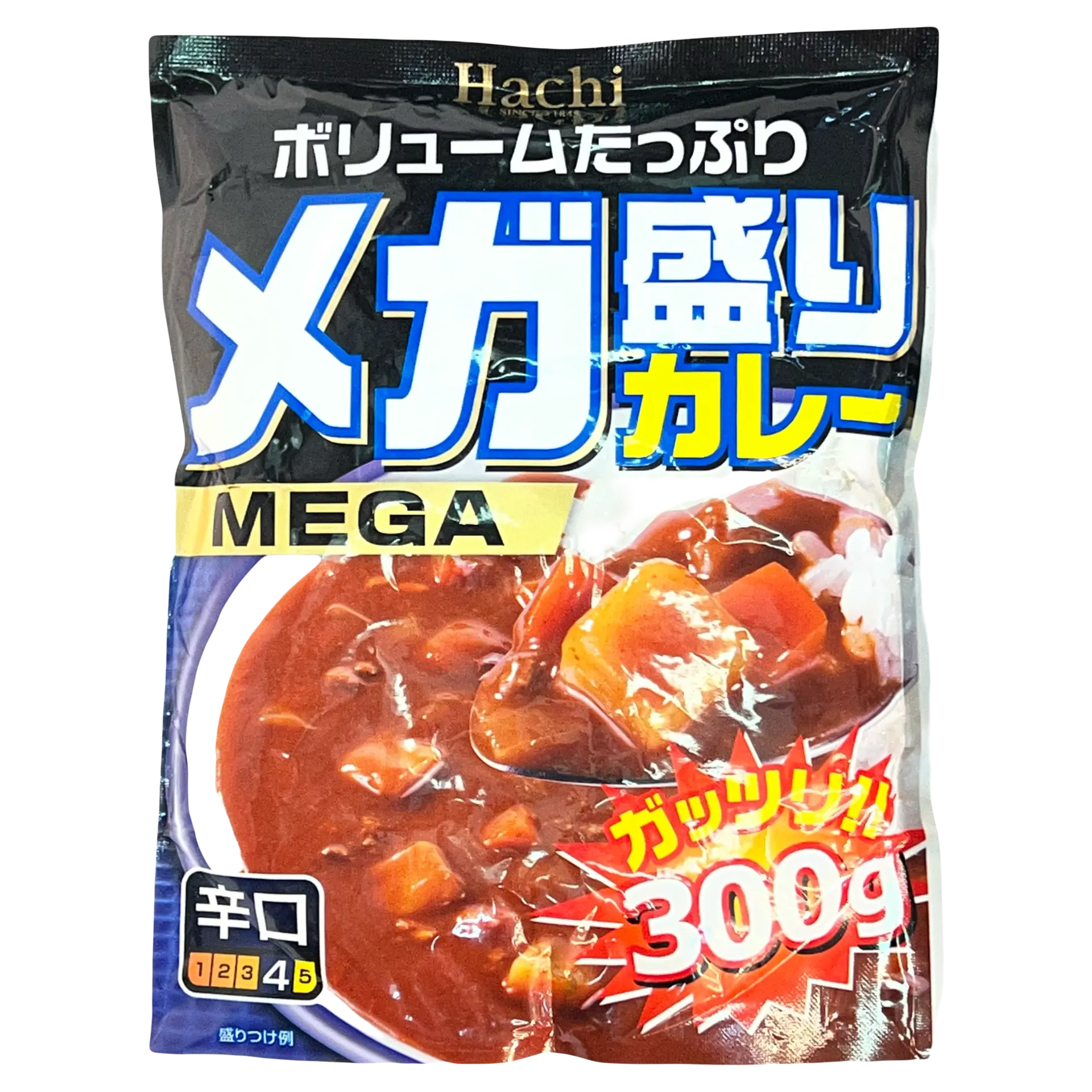 [Japanese version] Hachi Mega curry (extra hot)