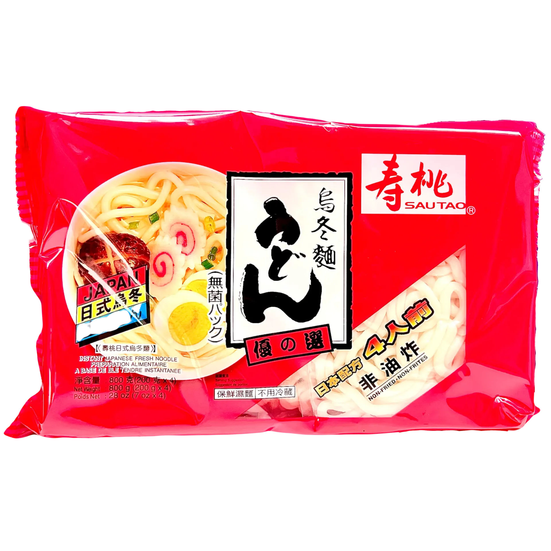 壽桃牌烏冬（四人前）