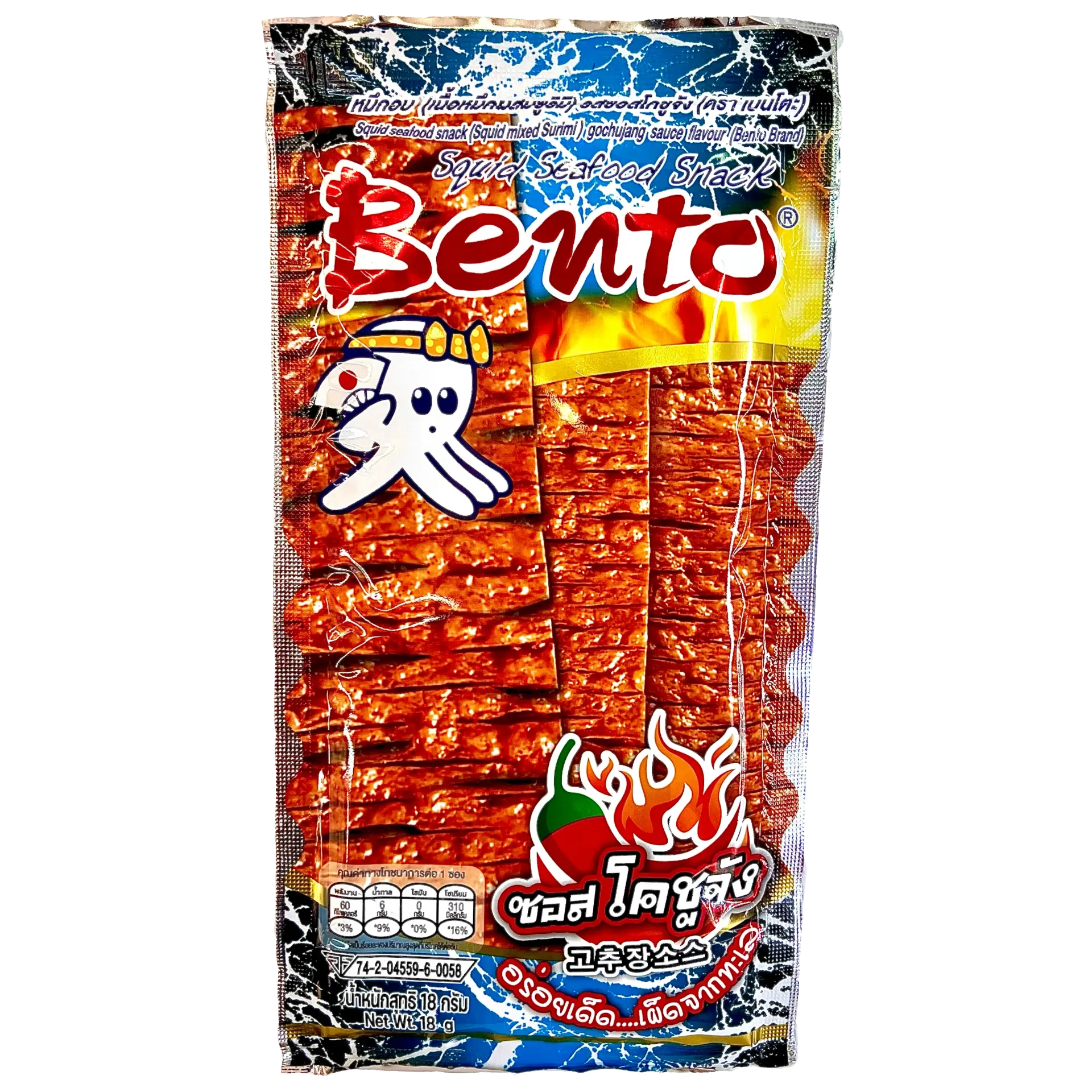 泰國Bento碳烤魷魚片【韓式辣醬味】