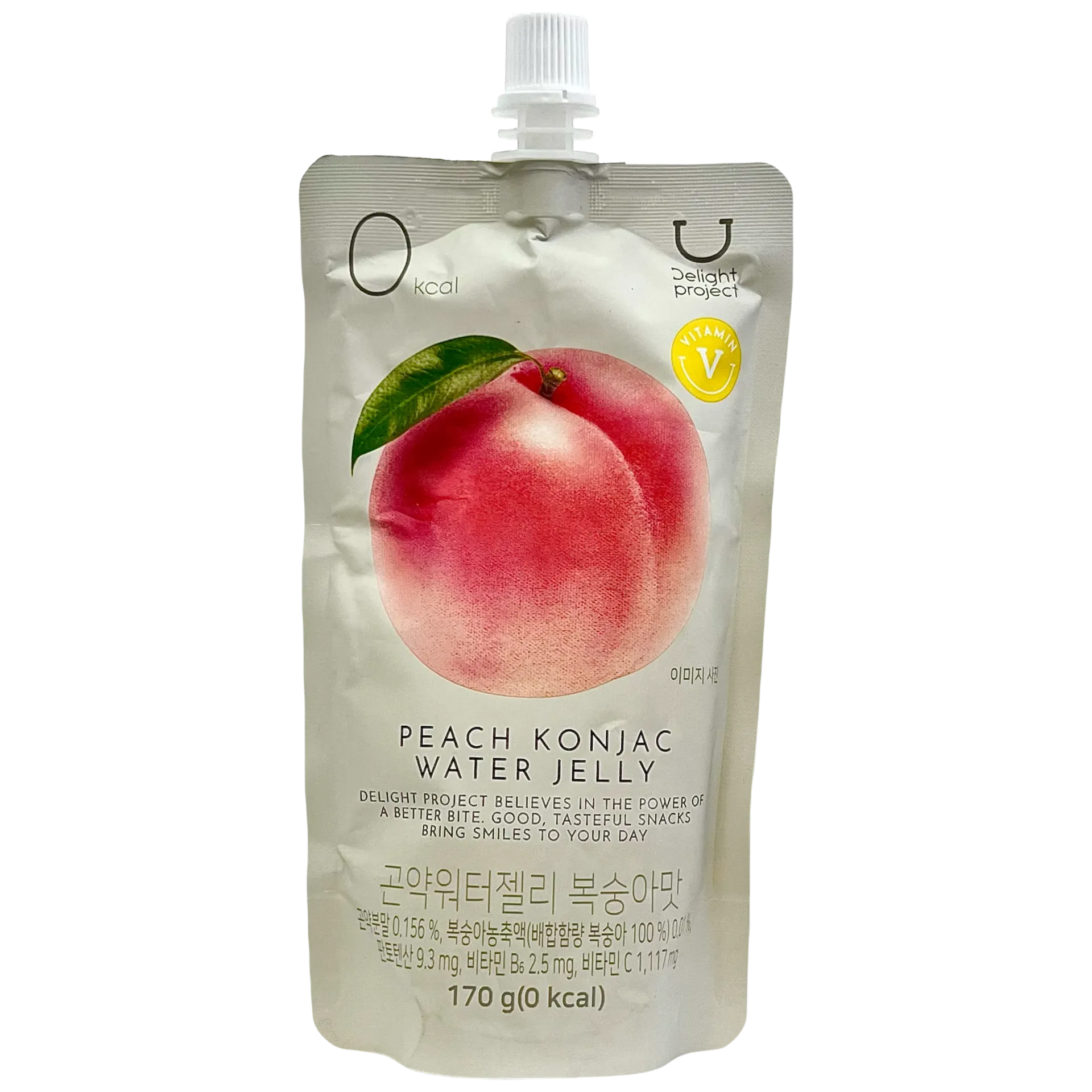 Korea Delight Project Low-Calorie Peach Flavour Jelly