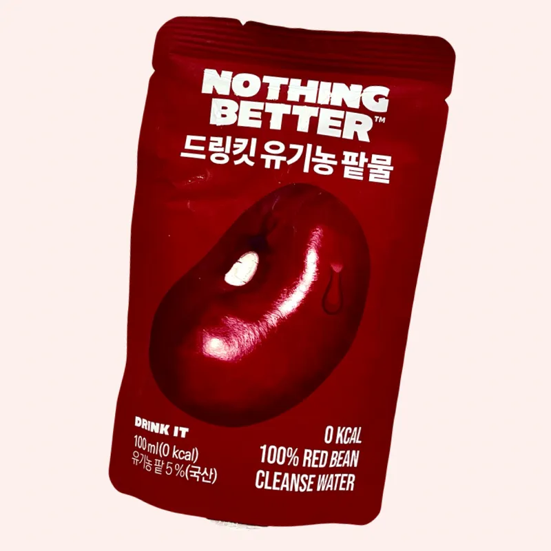 Korea Nothing Better Drink it Heart Red Bean Tea
