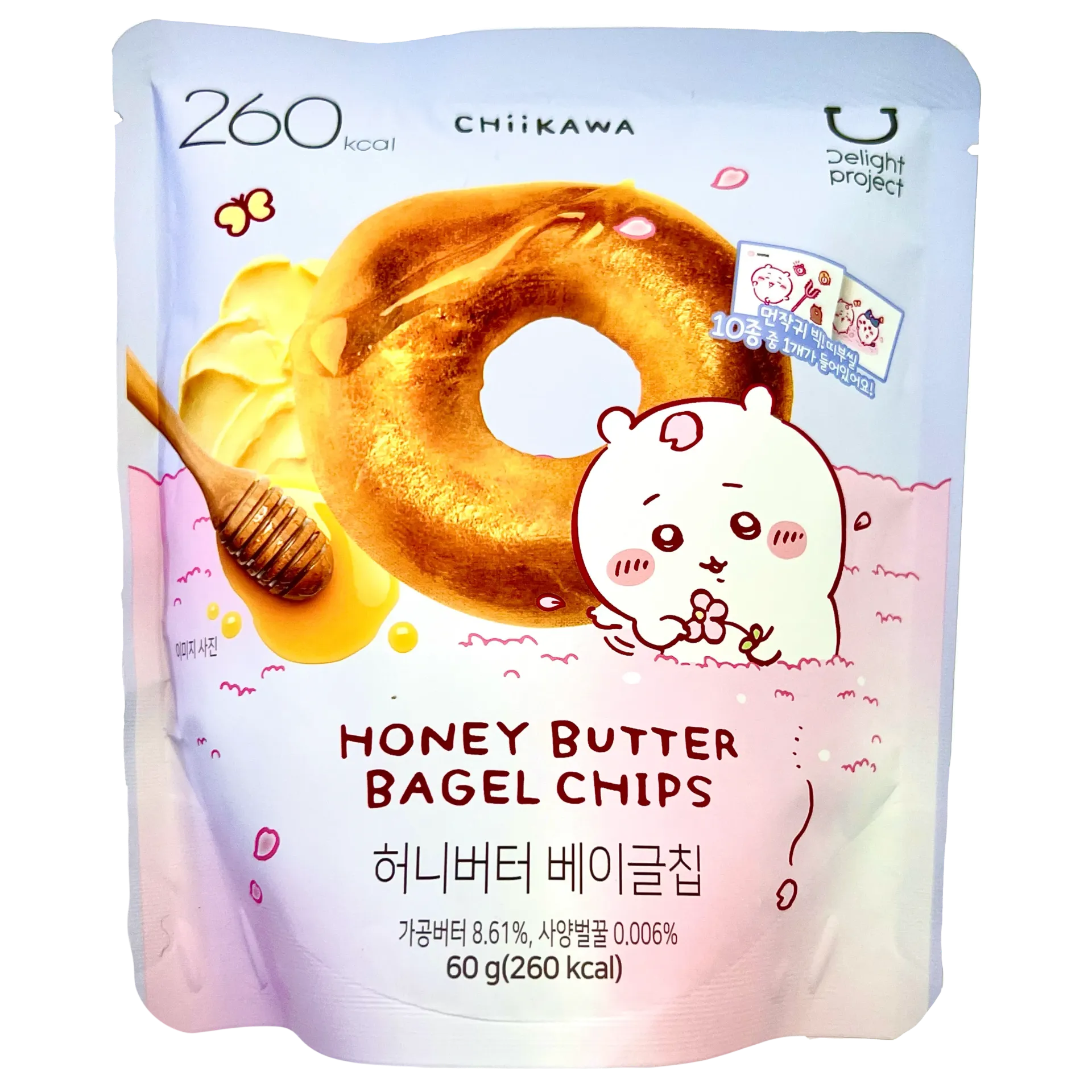 韓國Delight Project蜜糖牛油貝果脆片（Chiikawa版）【260Kcal】