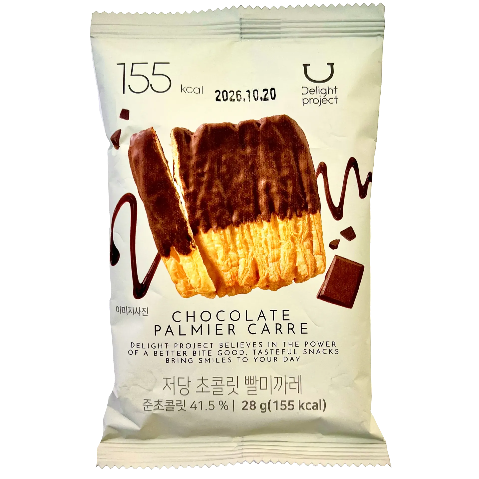 韓國Delight Project朱古力脆皮蝴蝶酥【155Kcal】