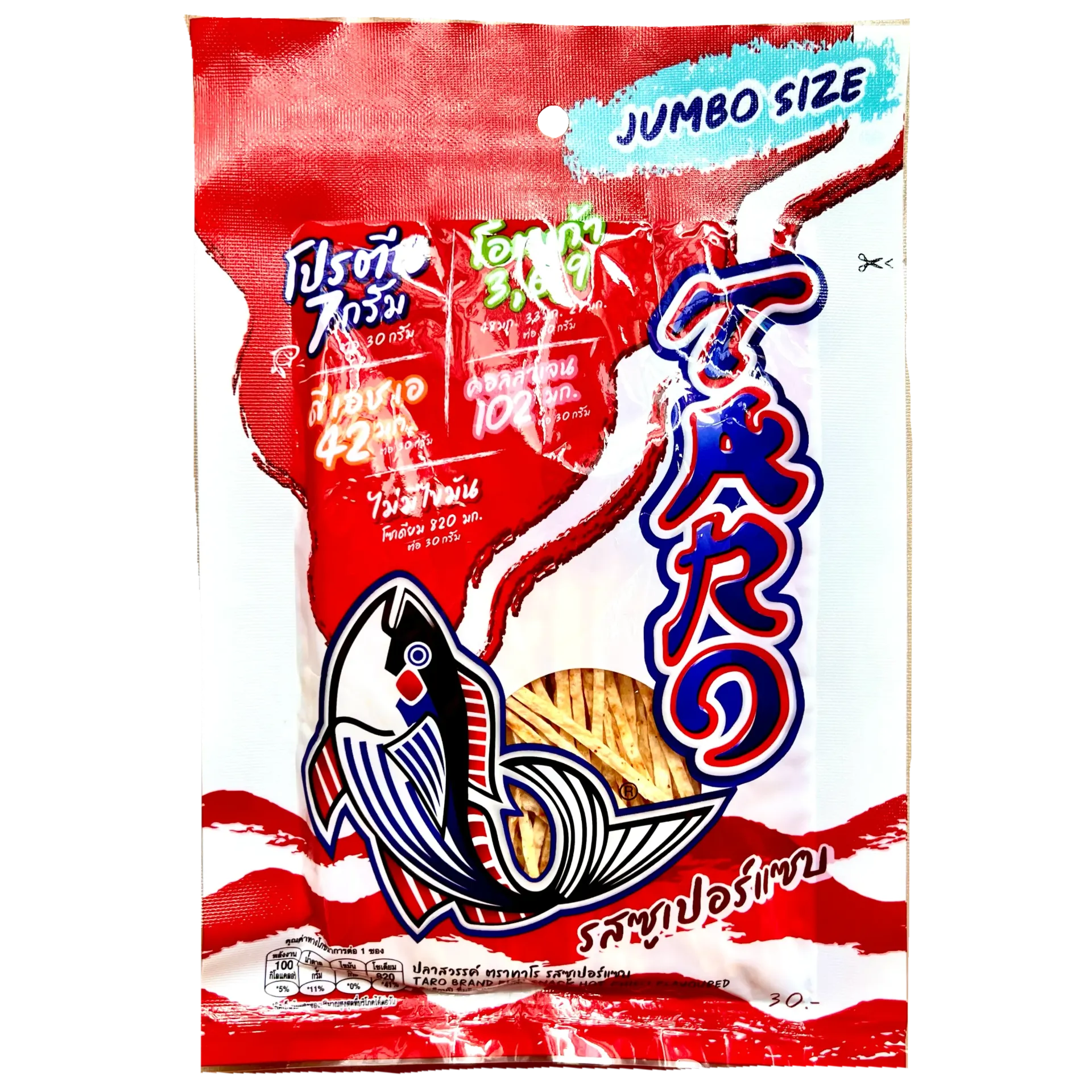 泰國Taro 指天椒味鱈魚條【Jumbo Size】