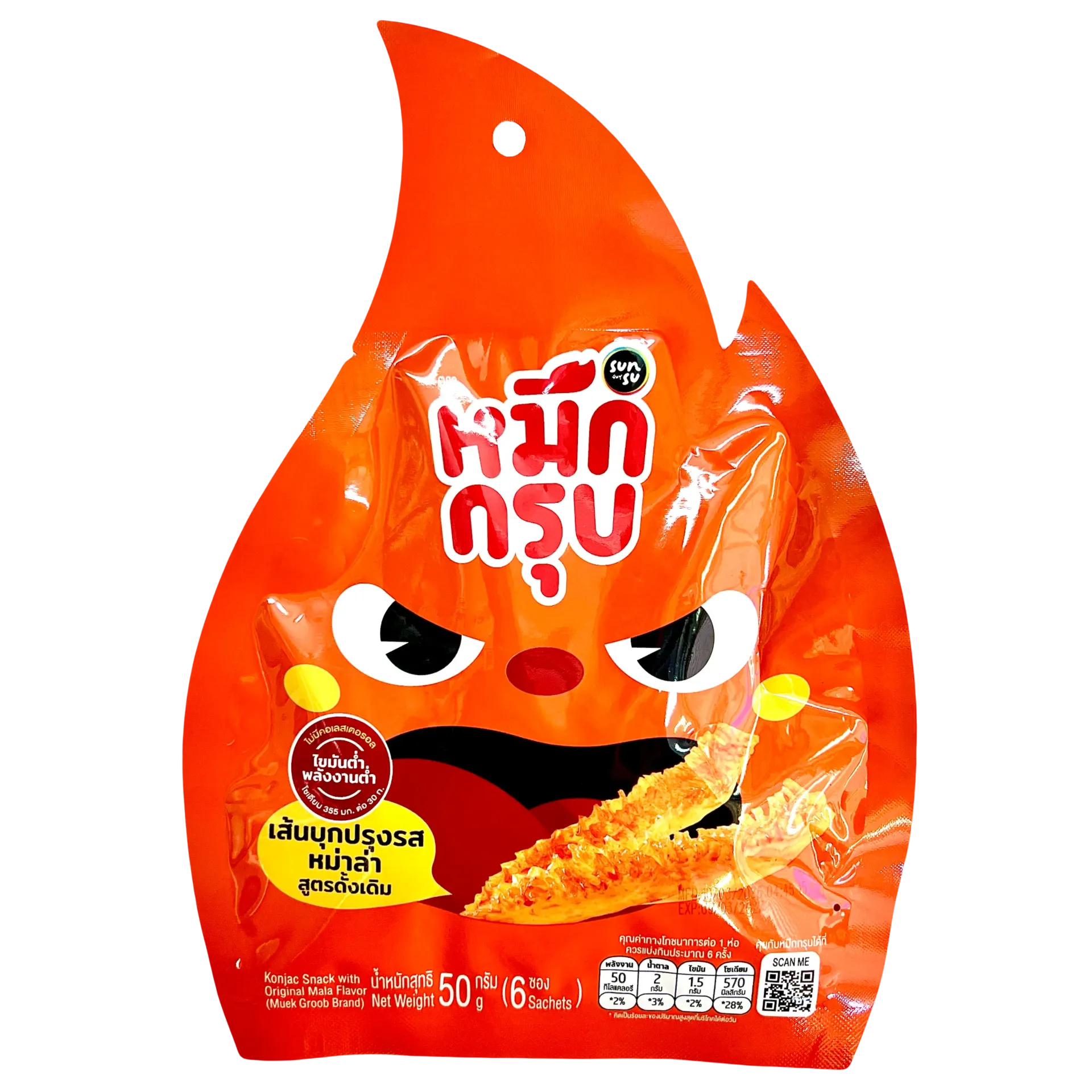 泰國Muek Groob麻辣原味魔芋條