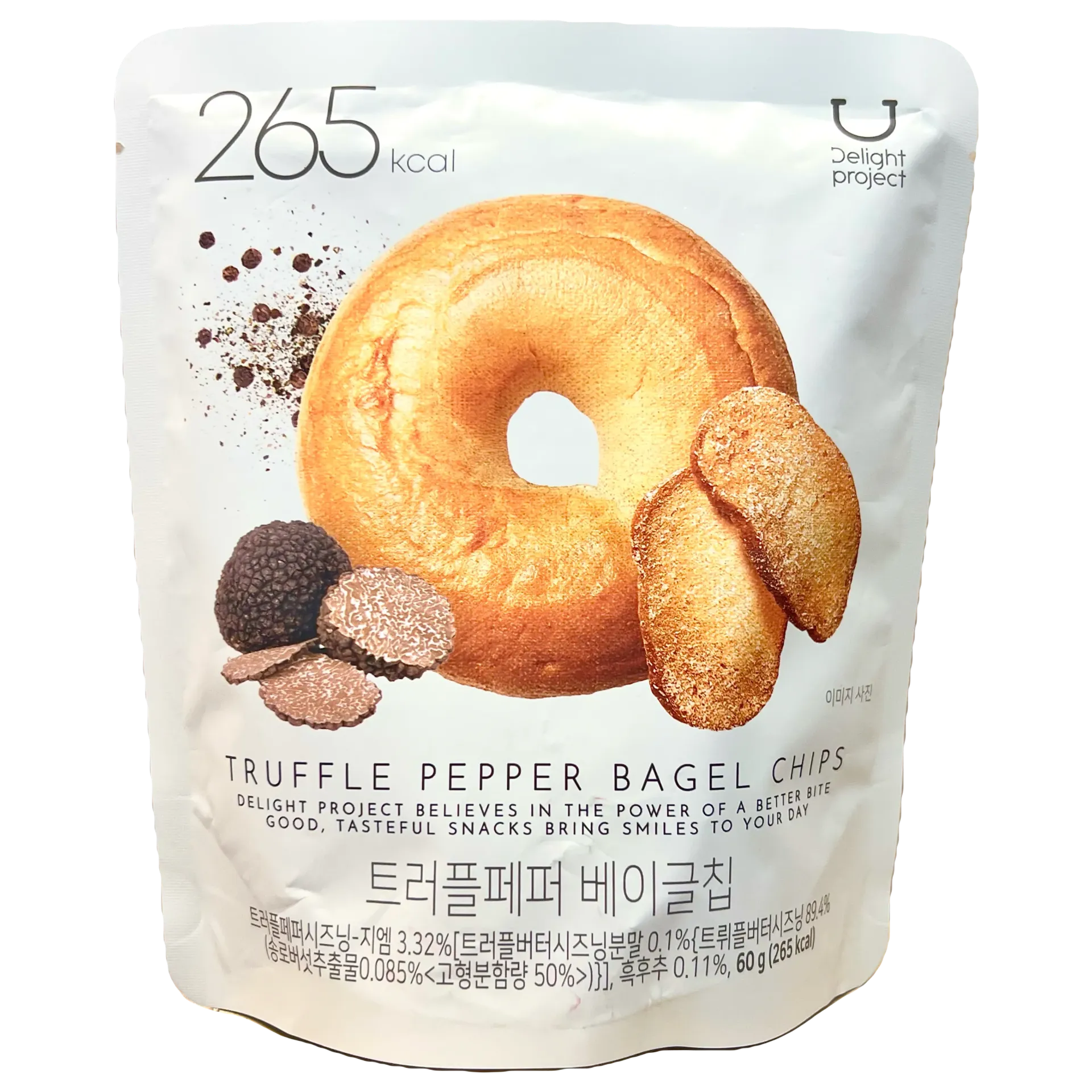 韓國Delight Project黑松露胡椒貝果脆片【265Kcal】