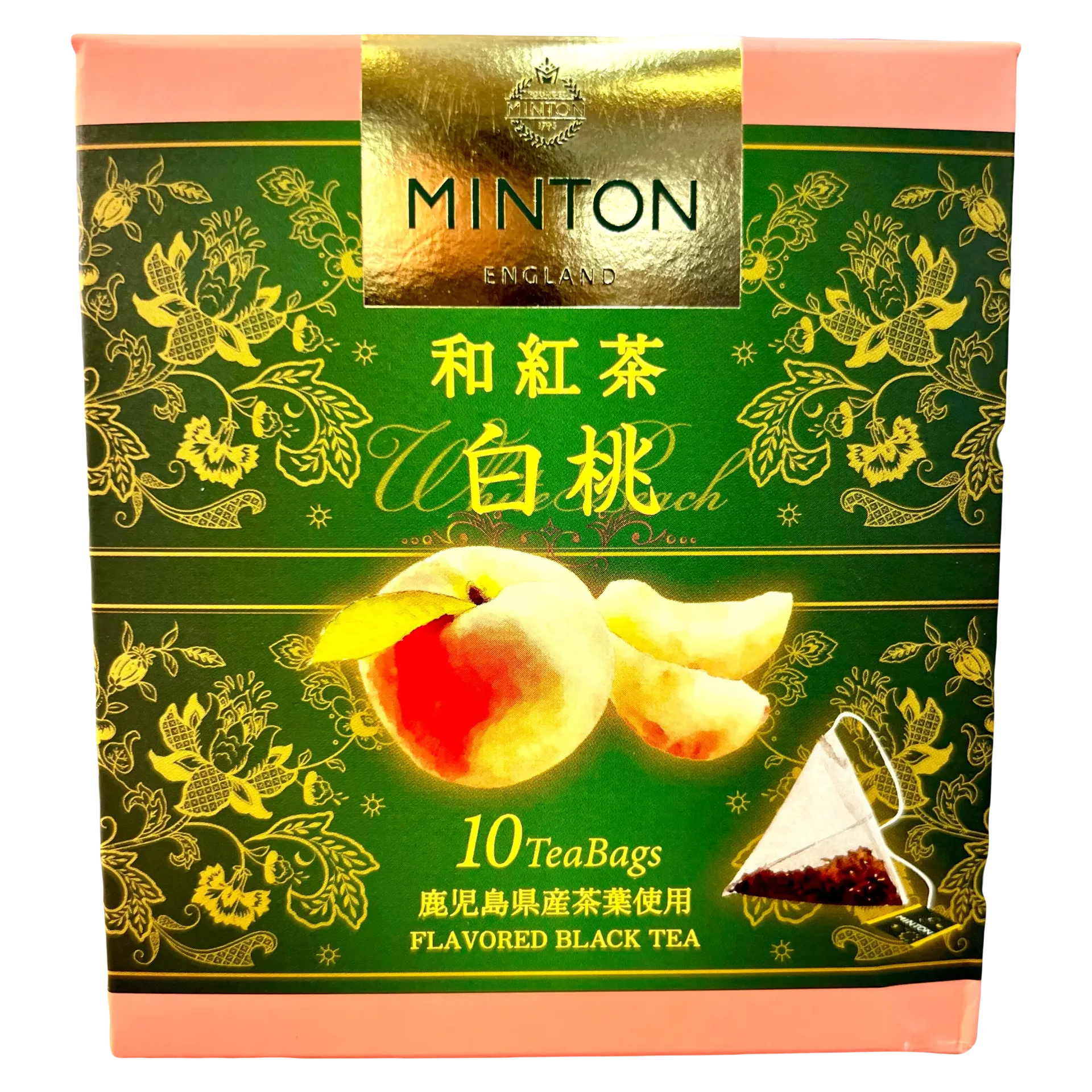 Japan Minton White Peach Flavour Japanese Black Tea