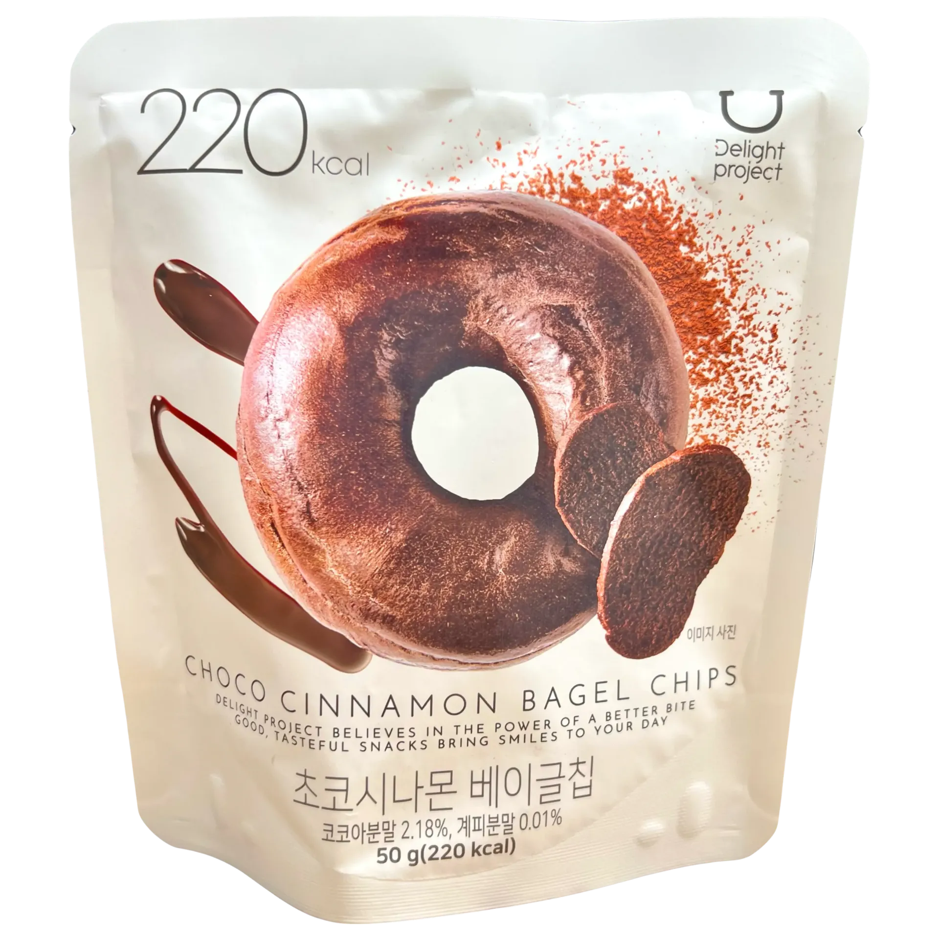 韓國Delight Project可可肉桂貝果脆片【220Kcal】