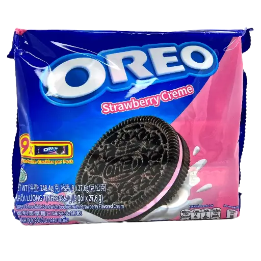 OREO士多啤梨味朱古力夾心餅乾 (家庭裝)