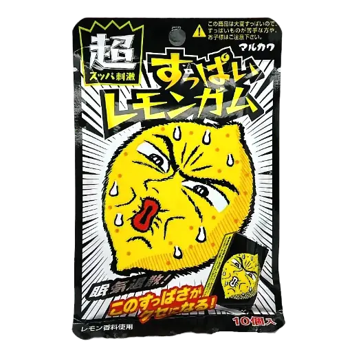 【日本版】丸川製果超酸檸檬香口膠 