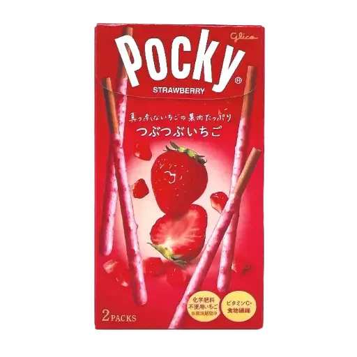 Glico Pocky雙重士多啤梨味餅乾條