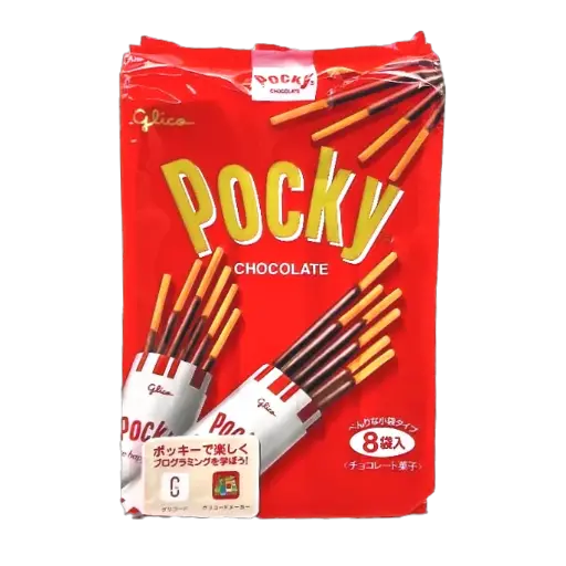 Glico Pocky 朱古力味餅乾條（8包裝）