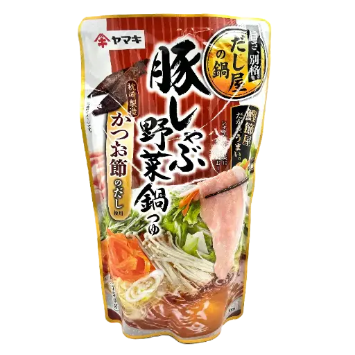 日本YAMAKI豚肉鰹魚蔬菜火鍋湯
