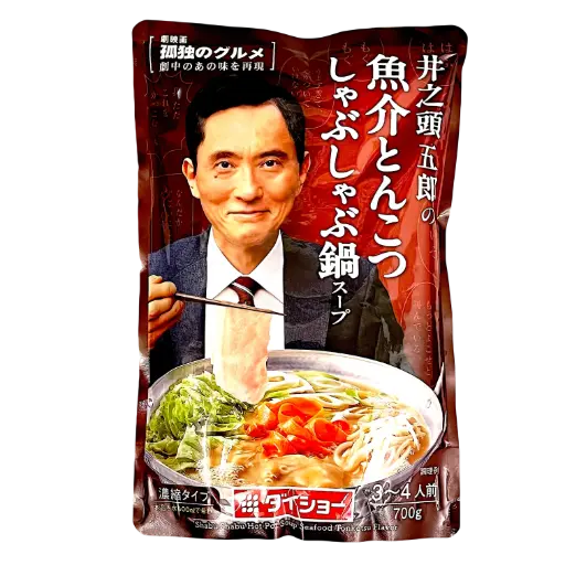 孤獨美食家井之頭五郎的海鮮豬骨火鍋湯